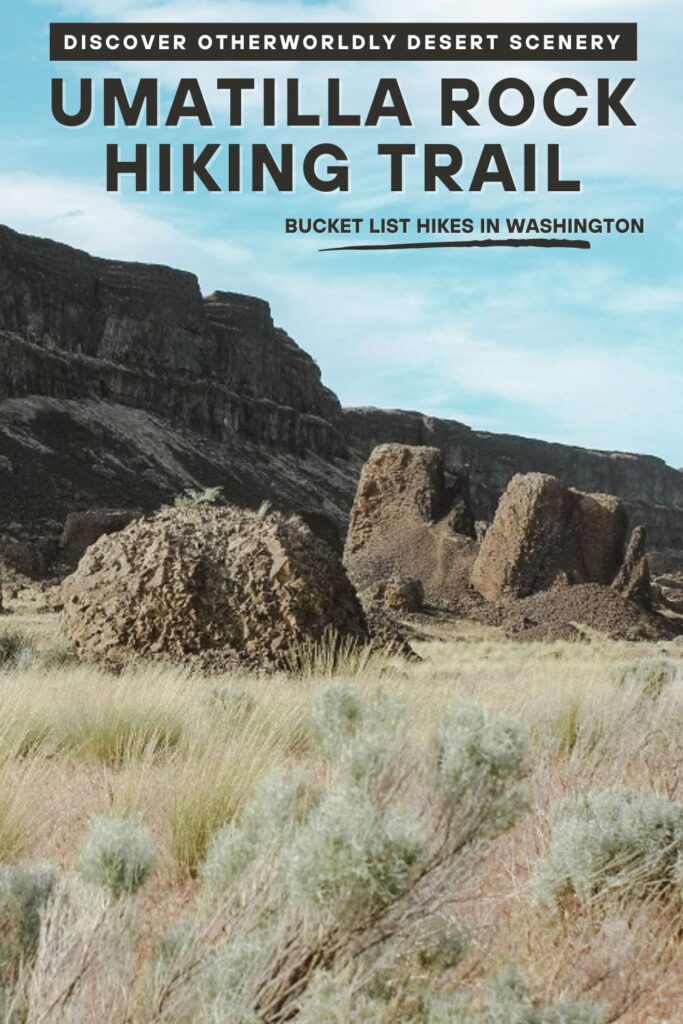 Umatilla Rock Hiking Trail Guide.