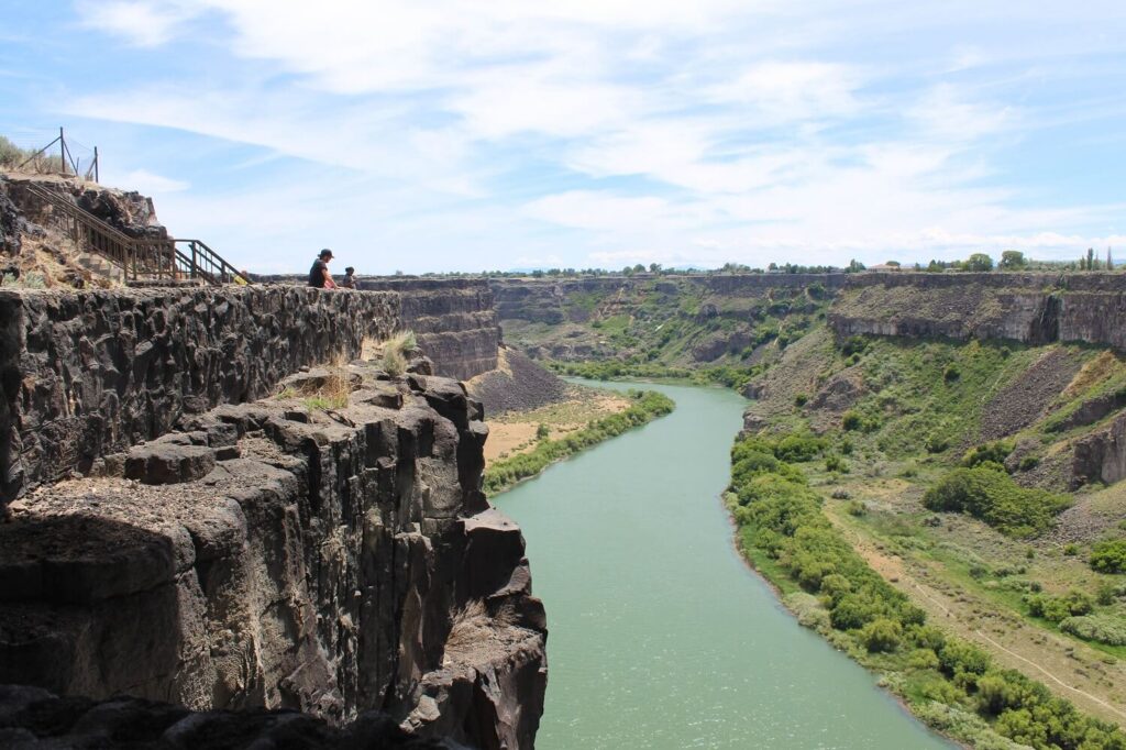 Overlooking The Snake River In Twin Falls