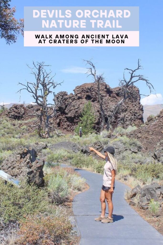 Devils Orchard Nature Trail at Craters of the Moon National Monument.