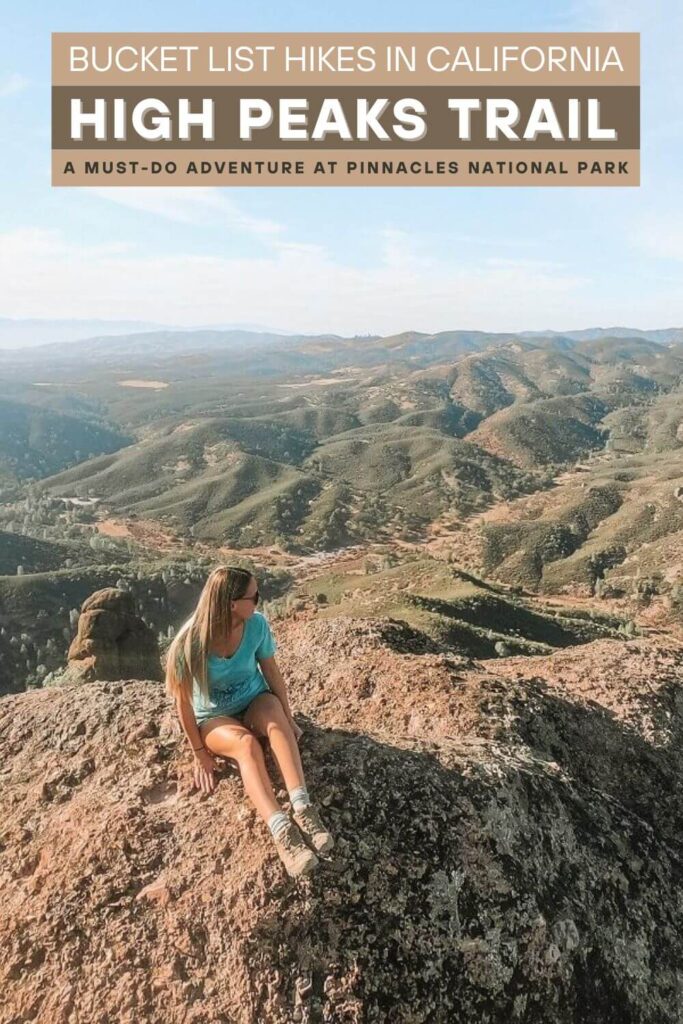 High Peaks Steep and Narrow Section Trail Guide, Pinnacles National Park.