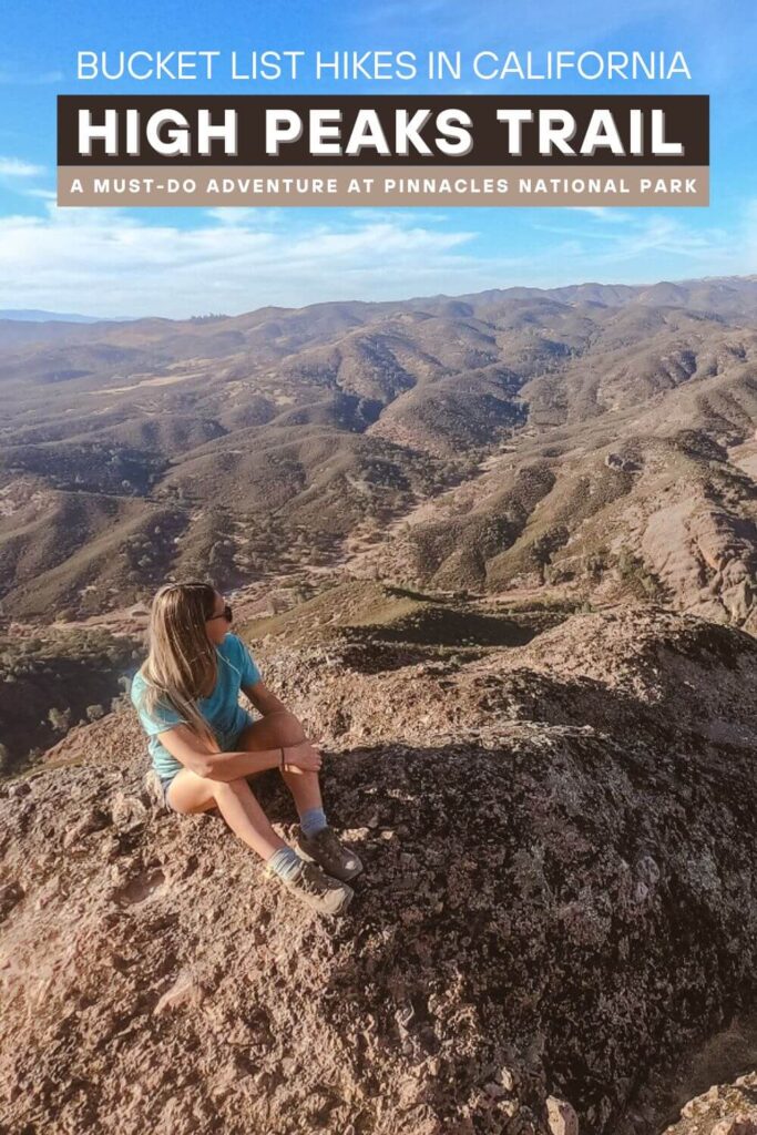 High Peaks Trail at Pinnacles National Park.