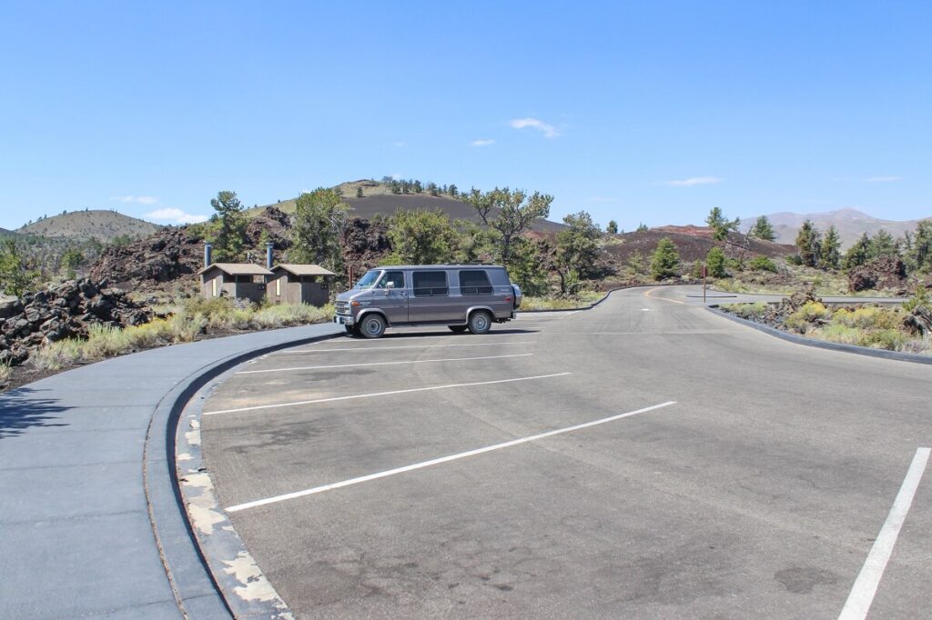 Devils Orchard Nature Trailhead at Craters of the Moon National Monument in Idaho.