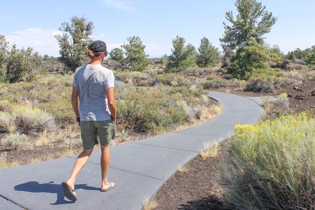 Devils Orchard Nature Trail at Craters of the Moon National Monument in Idaho.