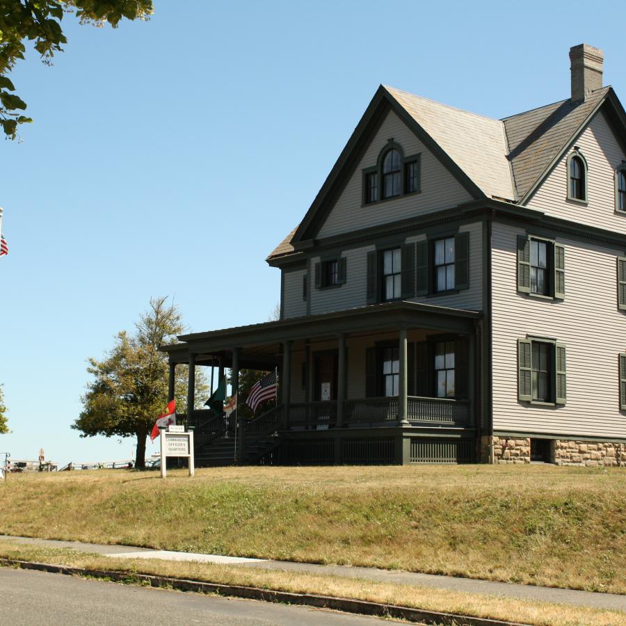 Fort Worden Historical State Park in Port Townsend, Washington.