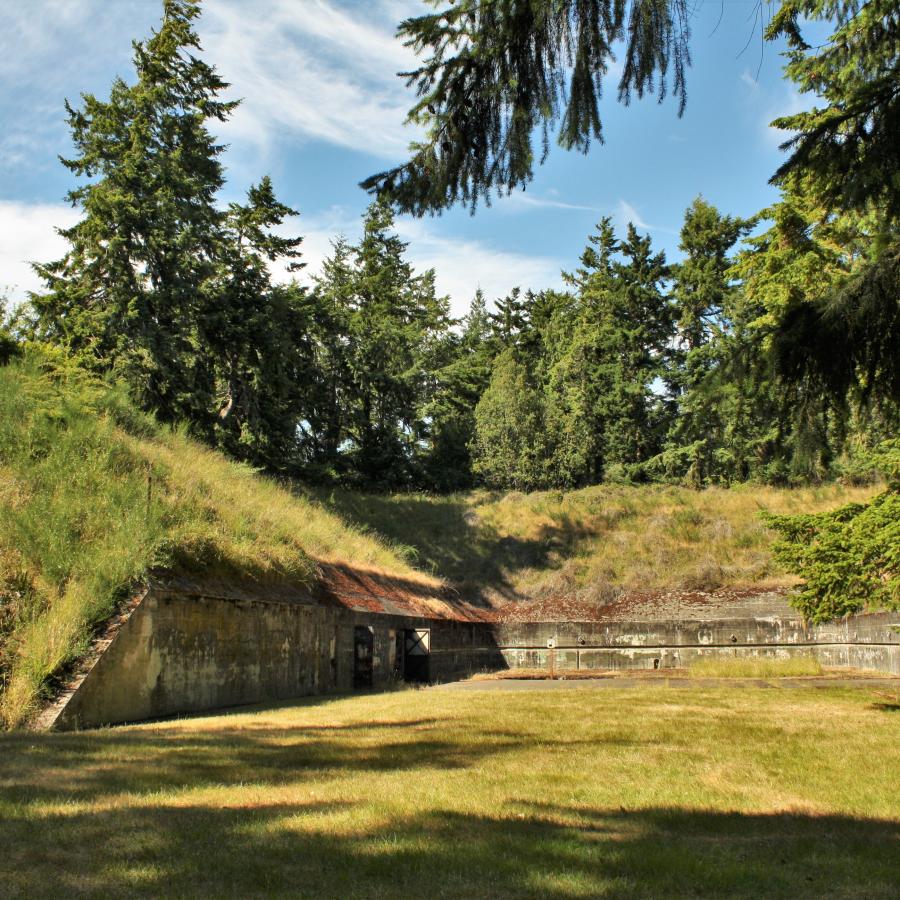 Fort Worden Historical State Park in Port Townsend, Washington.
