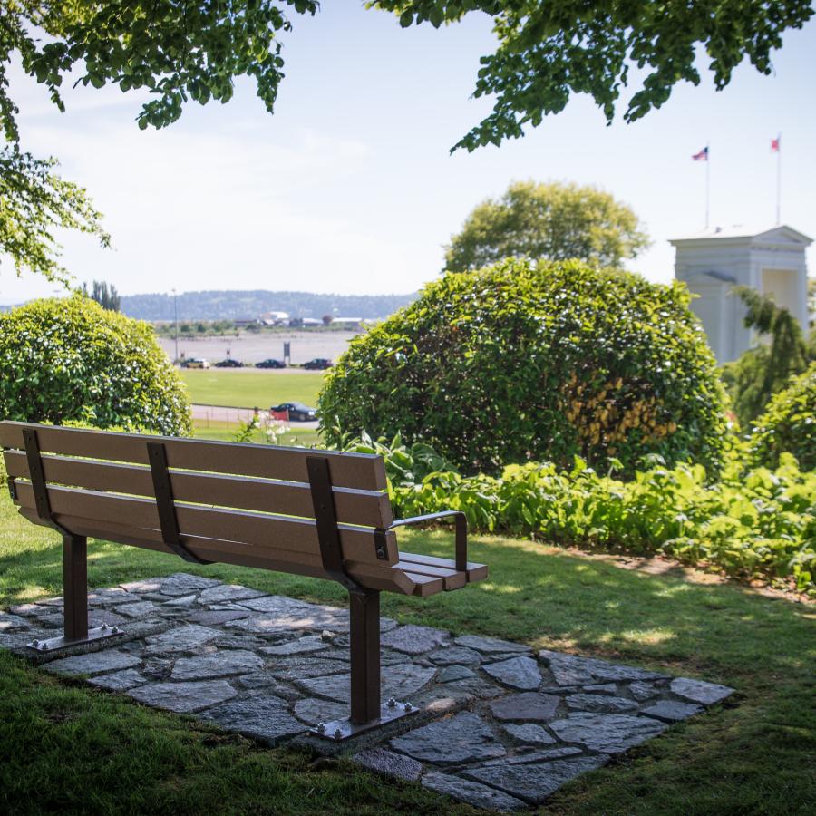 Peace Arch Historical State Park in Blaine, Washington.