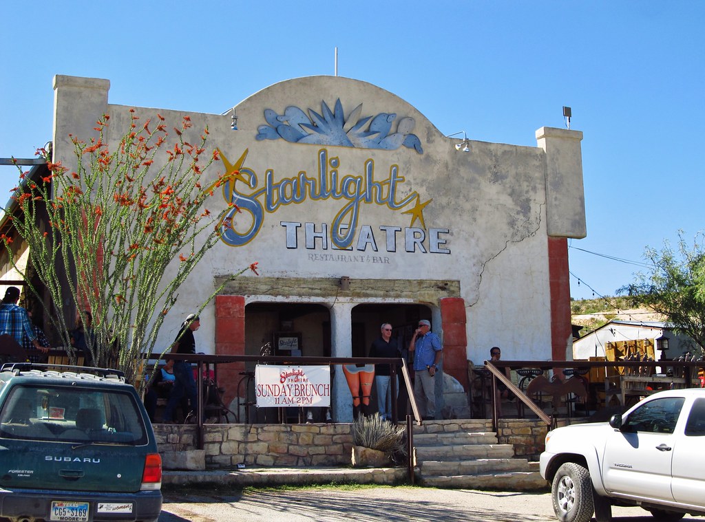 The Starlight Theater at Terlingua Ghost Town in West Texas. 