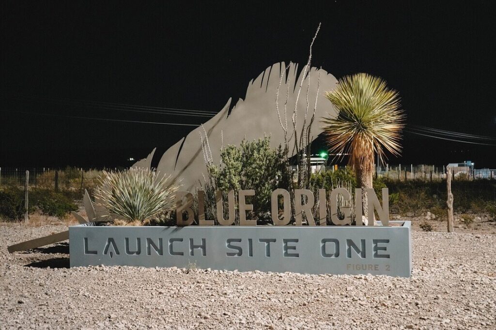 Blue Origin in West Texas.