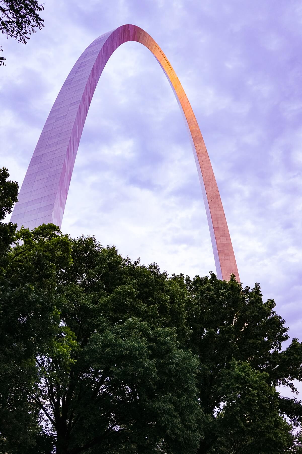Gateway Arch National Park in St. Louis, Missouri.